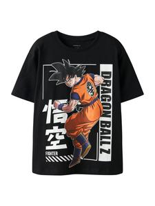 NAME IT Футболка 'NKMDUSE DRAGONB' в черном цвете