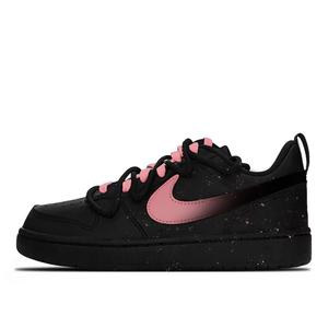 Nike Court Borough Urban Chic Style Pink Frosting кожаные устойчивые к истиранию и скольжению низкие кроссовки для скейтбординга