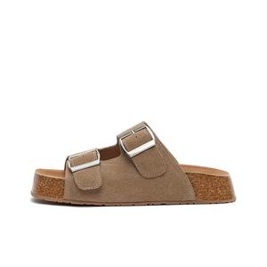 Тапочки-слайды с быстросохнущей композитной подошвой для женщин MASOOMAKE, Fallen Leaves Brown