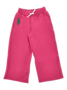 Спортивные штаны с логотипом Polo Ralph Lauren Kids, розовый
