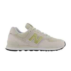 Кроссовки New Balance 574 Ivory Gold, кремовый