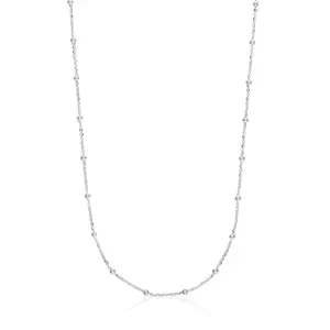 Колье Tous Basics With Alternating Balls Measuring 60 Cm, серебро