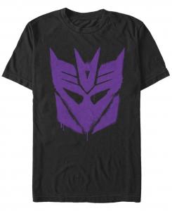 Мужская футболка с круглым вырезом decepticon graffiti с короткими рукавами Fifth Sun, черный