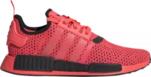 Кроссовки Adidas NMD_R1 Knit 'Signal Pink', розовый