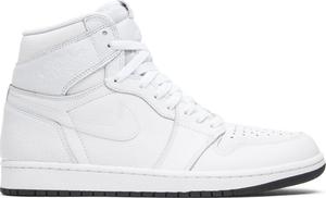 Кроссовки Air Jordan 1 Retro High OG White Perforated, белый