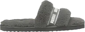 Сандалии Puma Wmns Fluff Slide Charcoal Grey, серый
