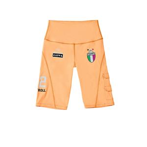 Kappa Спортивные шорты Women's Black, Neon Orange Yellow
