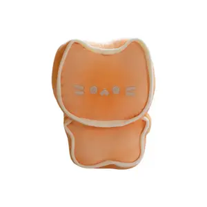 Супермягкая плюшевая игрушка 'Chubby Caramel' в виде кота с печеньем, плюшевая кукла Tiger Cat Rolls высотой 23 см Dolls and bears dance