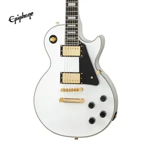 Электрогитара Epiphone Les Paul Custom - Альпийский белый