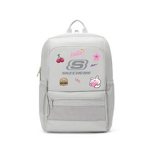 Большой женский рюкзак из полиэстера разноцветный Skechers, серый