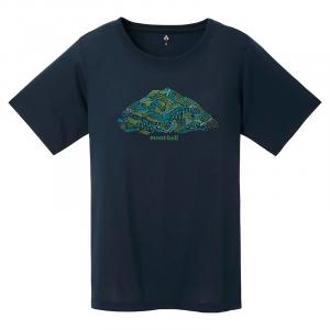 Обычная футболка женская MONTBELL, синий