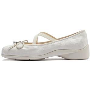 Туфли Мэри Джейн на плоской подошве женские LE SAUNDA, Ecru Owf