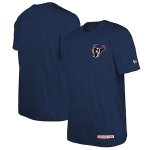 Мужская футболка heather navy houston texans 2024 nfl training camp New Era