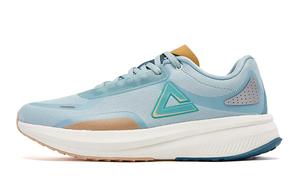 Амортизирующие нескользящие дышащие низкие повседневные кроссовки для бега мужские PEAK, серо-зеленый