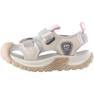 Детские сандалии с низким верхом, устойчивые к истиранию, дышащие Xiaomi step, бежевый/серый