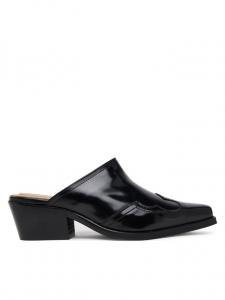 Сабо Western Abrasivato FW0FW08887 Tommy Hilfiger, черный