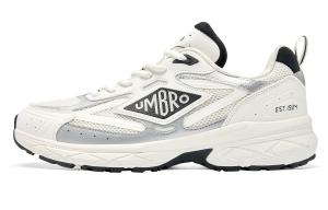 Umbro Износостойкие дышащие низкие повседневные туфли для мужчин с эффектом увеличения роста - [рекомендуем размер больше или на размер больше] цвет слоновая кость/черный