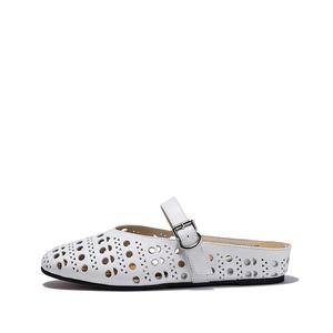 Женские сандалии с закрытым носком и резиновой подошвой, устойчивые к запахам Brut Ros′e, White