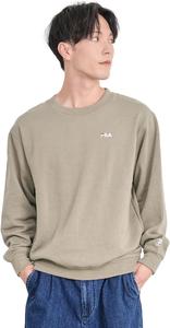 Мужская толстовка Fila FH7445, на флисовой подкладке, с круглым вырезом, унисекс