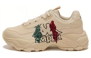 Kappa Ангора Уайт - противоскользящие низкие массивные кроссовки с амортизацией унисекс, цвет Angora White