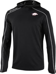 Колумбия гольф мужская толстовка с капюшоном Univ of Arkansas Shotgun Columbia, Black