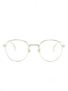 Очки в круглой оправе Dunhill, золотистый