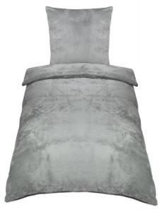 Комплект постельного белья Zollner 00000523, 135x1x200 см, серый