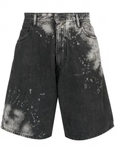 Джинсовые шорты DIESEL, серый