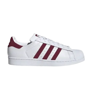 Кроссовки adidas Superstar 'White Collegiate Burgundy', белый