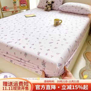 Boyang Простыня на резинке из двухслойного марлевого полотна, 180х200 см, 70% хлопок, мягкая и дышащая