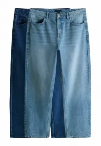 2 пары джинсов прямого кроя The Set, Dark Blue Mid