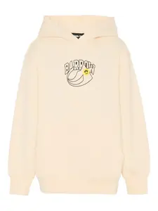 Худи с принтом логотипа Barrow Kids, белый