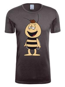 Logoshirt Футболка Maya the Bee - Willy серого цвета