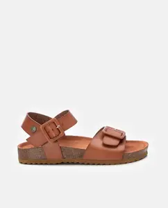 Женские верблюжьи босоножки на плоской подошве с застежкой на пряжке Refresh, коричневый