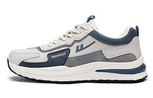 Кроссовки WARRIOR Lifestyle Shoes Men Low-top Beige/Blue, бежевый/синий
