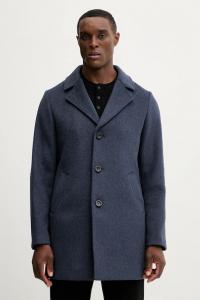 Пальто с шерстью Guess, синий