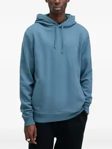 Худи с вышитым логотипом Raven AllSaints, синий