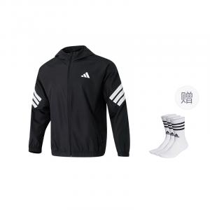 Adidas Мужская спортивная куртка, черная