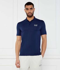 Рубашка поло Regular fit Ea7, синий