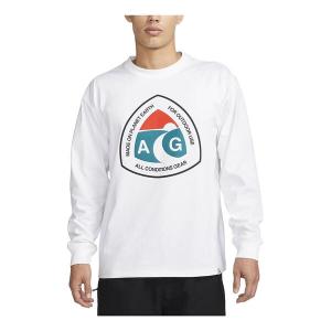 Футболка Nike ACG Long-Sleeve T-Shirt 'White', белый