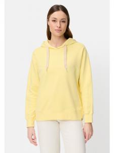Camel Active Худи из чистого хлопка, ярко-желтого цвета