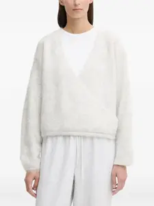 Свитер Nuny с V-образным вырезом American Vintage, нейтральный