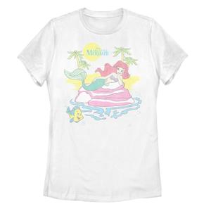 Детская футболка с портретом Ариэль Бич «Русалочка» от Disney Licensed Character