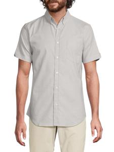 Рубашка из эластичного хлопка с воротником на пуговицах Ben Sherman, цвет Gray