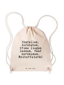 Спортивная сумка Падай, вставай, ложись... в сливках Mr. & Mrs. Panda