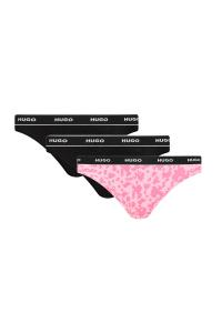 Стринги Hugo Bodywear 3-pack DESIGN, черный