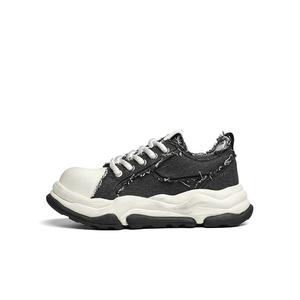 RED DRAGONFLY Износостойкие противоскользящие скейтерские кроссовки низкие черно-серые, цвет Black Gray