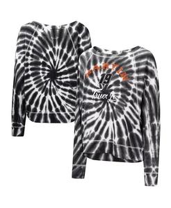 Черная женская футболка с длинными рукавами Martin Truex Jr Punt Tri-Blend Touch