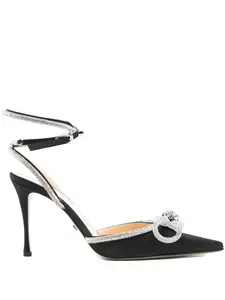 Туфли с кристаллами MACH & MACH, черный