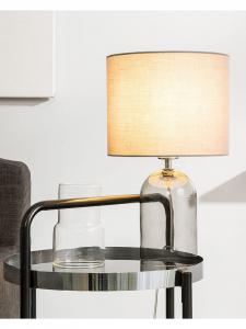 Настольные лампы DEVOLL серо-прозрачного цвета - (Ш) 25 x (В) 44 x (Д) 25 см
